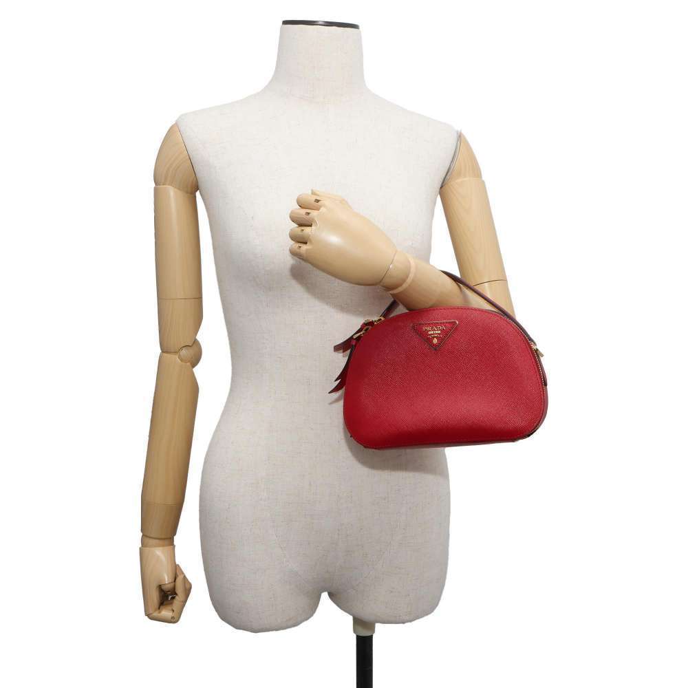 Prada Odette 2way Shoulder Bag Red - image 4